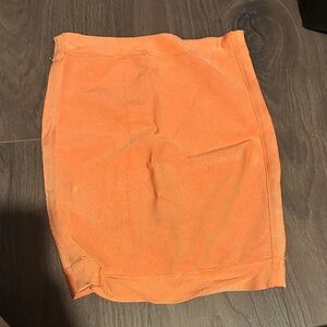 Marciano Orange Mini Skirt